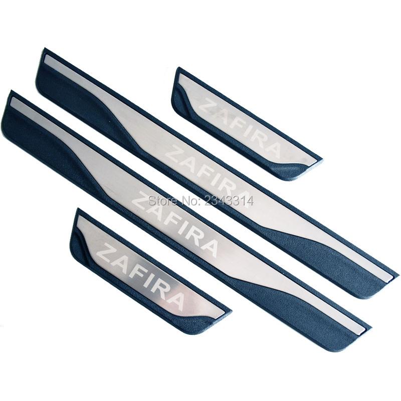 For Opel Zafira E Life Tourer C Accessory 2011-2024 2025 Stainless Car Door Sill Scuff Kick Plate Protector Cover Trim Styling