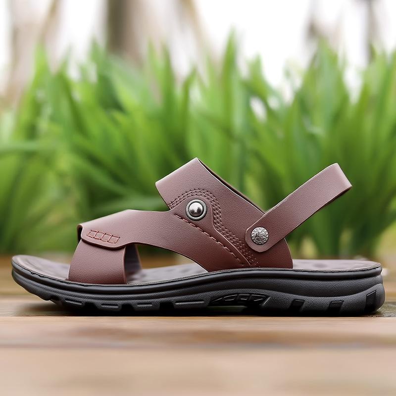 2025 summer new men's outer sandals men's casual beach shoes open-toed sandals men's shoes