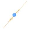 Les Trésors De Lily [Q1228] - Designerarmband 'Boho' Stahl, Blaugold - 40x12 mm