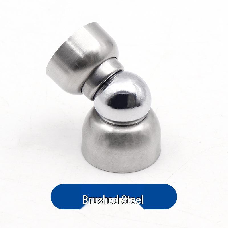 

Ультракороткий магнитный стопор для двери из нержавеющей стали для внутренних деревянных дверей – без сверления, мини-дизайн с защитой от столкновений