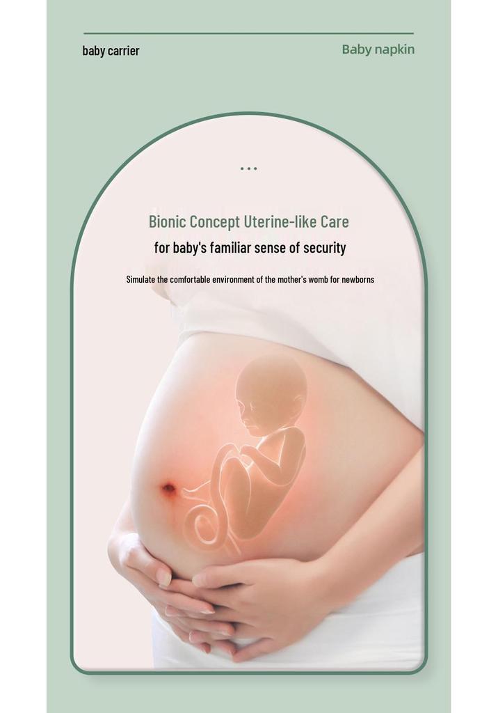 Lightweight Newborn Carrier & Breastfeeding Cover for Hands-Free Outings
