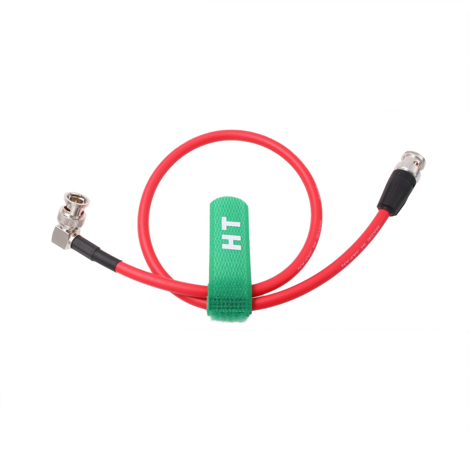 

HangTon 12G SDI Raw 4K 60p Video Cable Right Angle Straight BNC 75 Ohm Coaxial Shielded for Sony Alexa DSMC2 Blackmagic and Atomos Monitors Cameras,