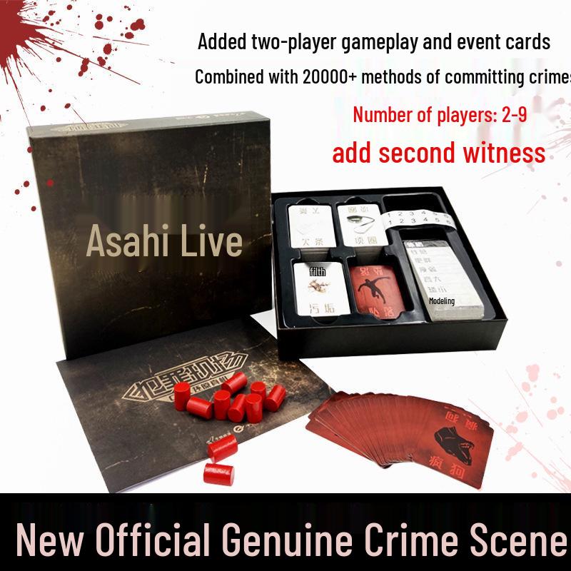 Crime Scene Deduction Game Complete Set: Original & Expansion Packs with Playing Cards Crime Scene - Restore Truth