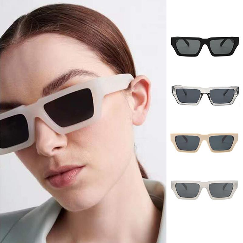 

Модные тенденции, мужские солнцезащитные очки для водителя, женские очки, солнцезащитные очки в квадратной оправе one size античный белый