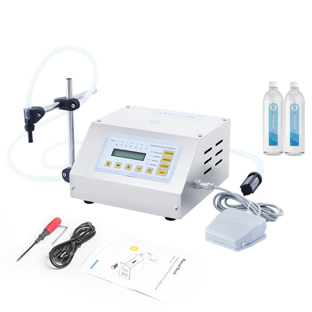 

ZONESUN GFK-160 Digital Bottle Liquid Filling Machine For Perfume Juice Wine Gin Filler 220v Standard set