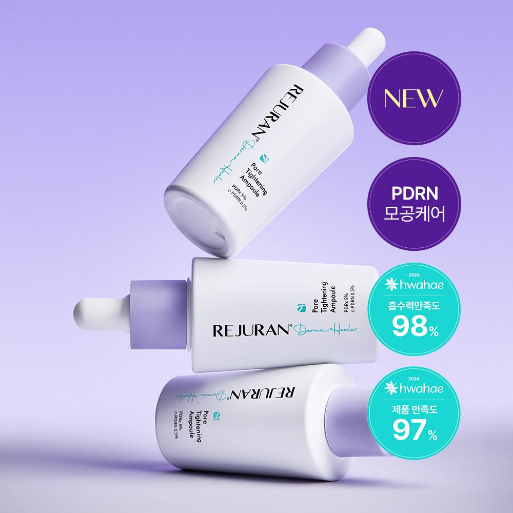Rejuran Derma Healer Pore Tightening Ampoule 30ml – Pore Minimising, Sebum Control, Korean