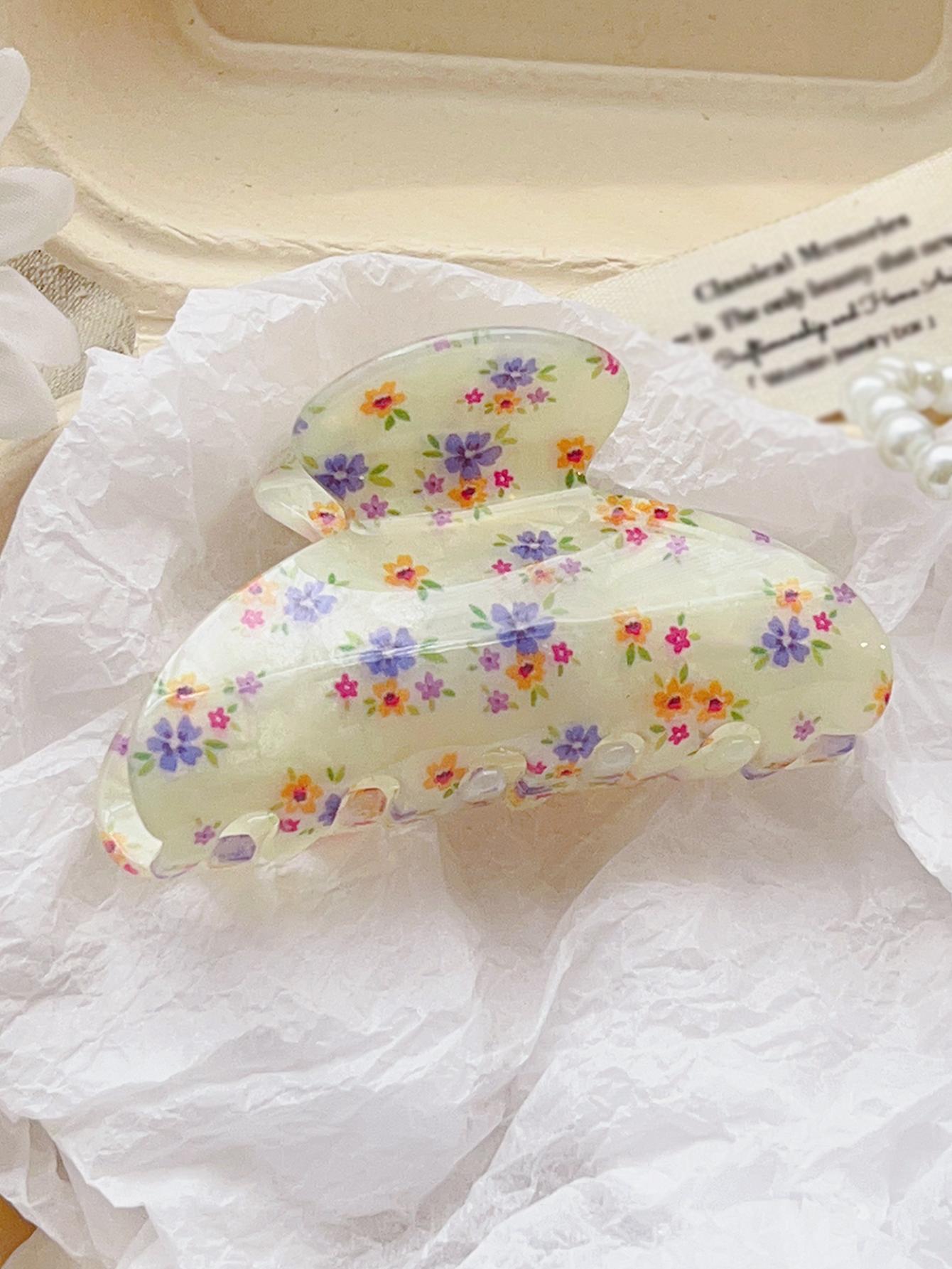 

Розовый, милый, элегантный, цветочный, вишневый, набор заколок для волос, акриловый принт, бант, ромашка, шпильки для волос для женщин, летние цветочные аксессуары для волос