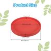PATIKIL 6 Inch Round Ceramic Plant Saucer, Plant Saucer Tray Flower Planter Drip Tray for Indoors Outdoors Patio Balcony, Red
