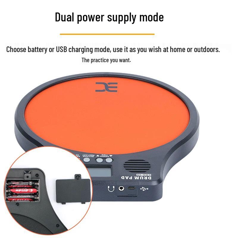 Yinuo Silent Drum Practice Set with Rack & Metronome