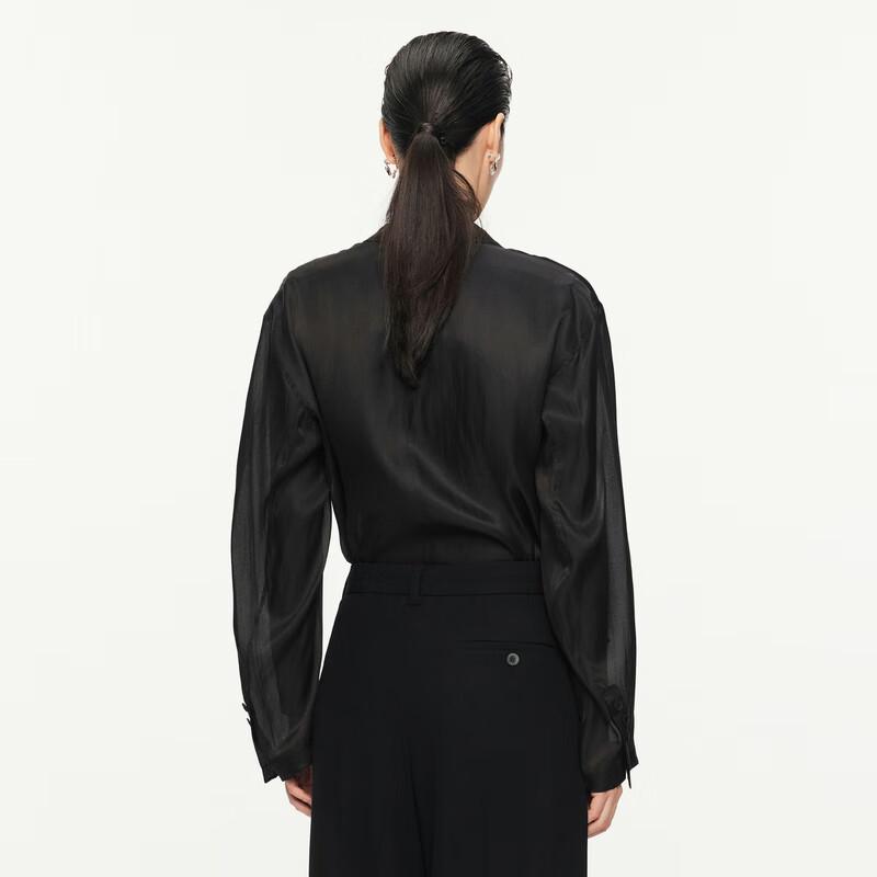 JNBY Women's Mulberry Silk Blend Loose Fit Blazer