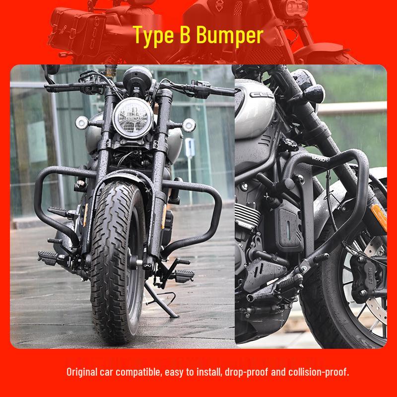 Chunfeng 550CLC Front Bumper Guard: Anti-Collision and Anti-Fall Protection Bar.