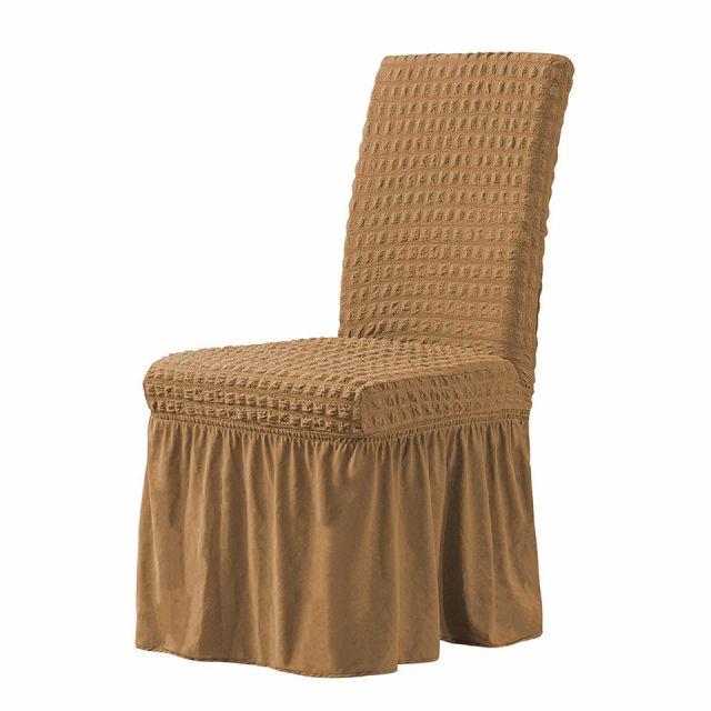 1 Piece Bubble Lattice Elastic Chair Covers Office Chair Cover With Back Spandex Chair Covers For Kitchen/Dining Room