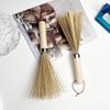 Natural Bamboo Pot Brush for Kitchen Cleaning – Eco-Friendly Scrub Brush for Pots, Pans, Woks, and Jars – 2 Pcs with Hanging Design