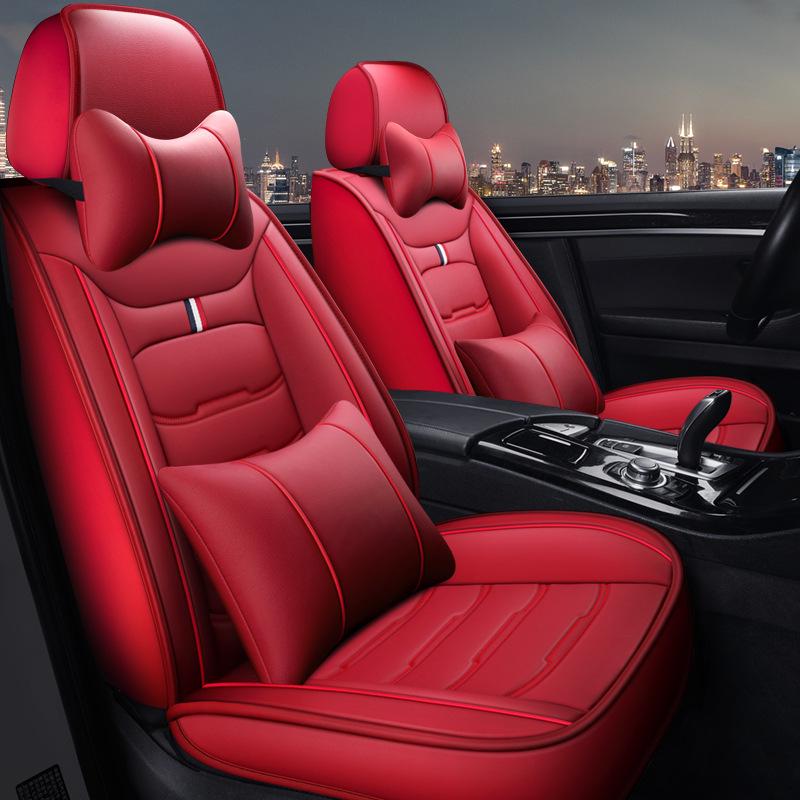 Universal Car Seat Cover - Four Seasons, Full Surround, New Leather Design