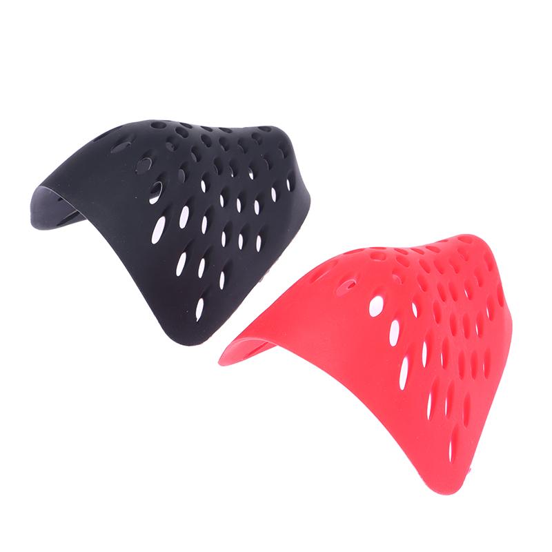 Nuovo·Mini Maschera Cosplay Props Silice Nero/Rosso Halloween Maschera Mezza Faccia Maschera Bocca·