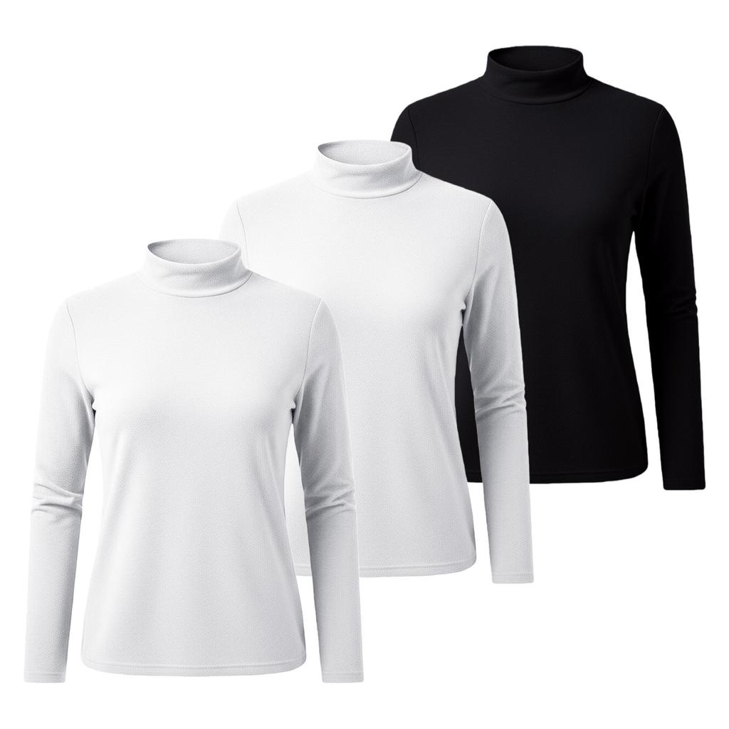 Women's Winter German Velvet Long Sleeve T-shirt Warm Bottom  Top