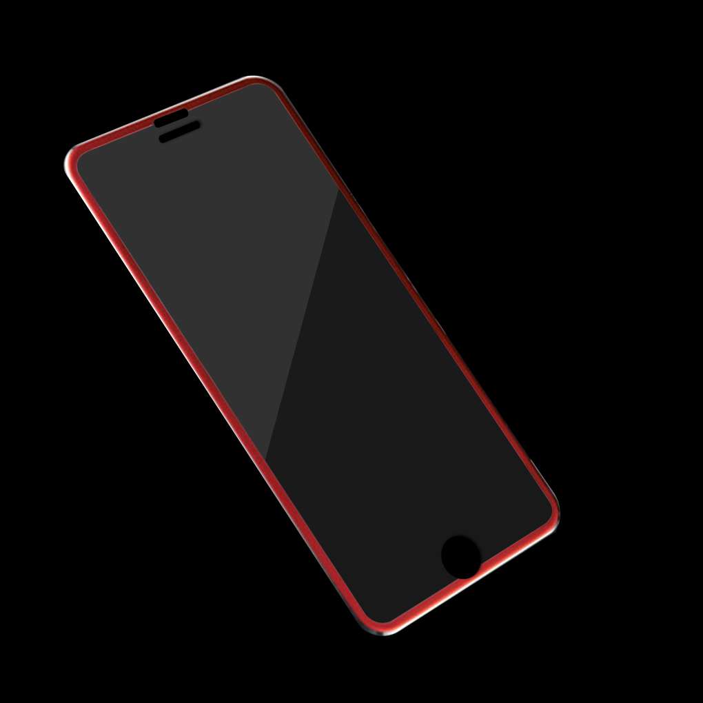 3D Curved Full Cover Tempered Glass Titanium Alloy Edge Film Screen for 6/6S/6 plus/6S Plus/7/7 Plus/8/8 Plus