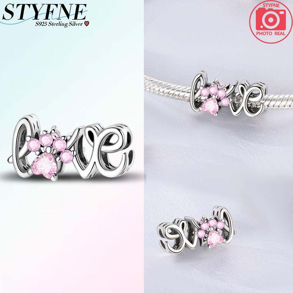 Love Heart Family Charms Pendant Original Copper Charm Beads Fit Bracelet Charm Women Diy Jewelry Gift