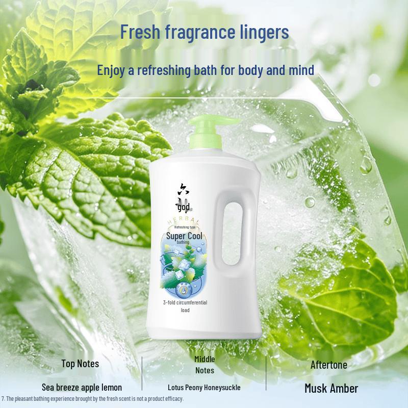 Liu Shen Invigorating Cool Shower Gel