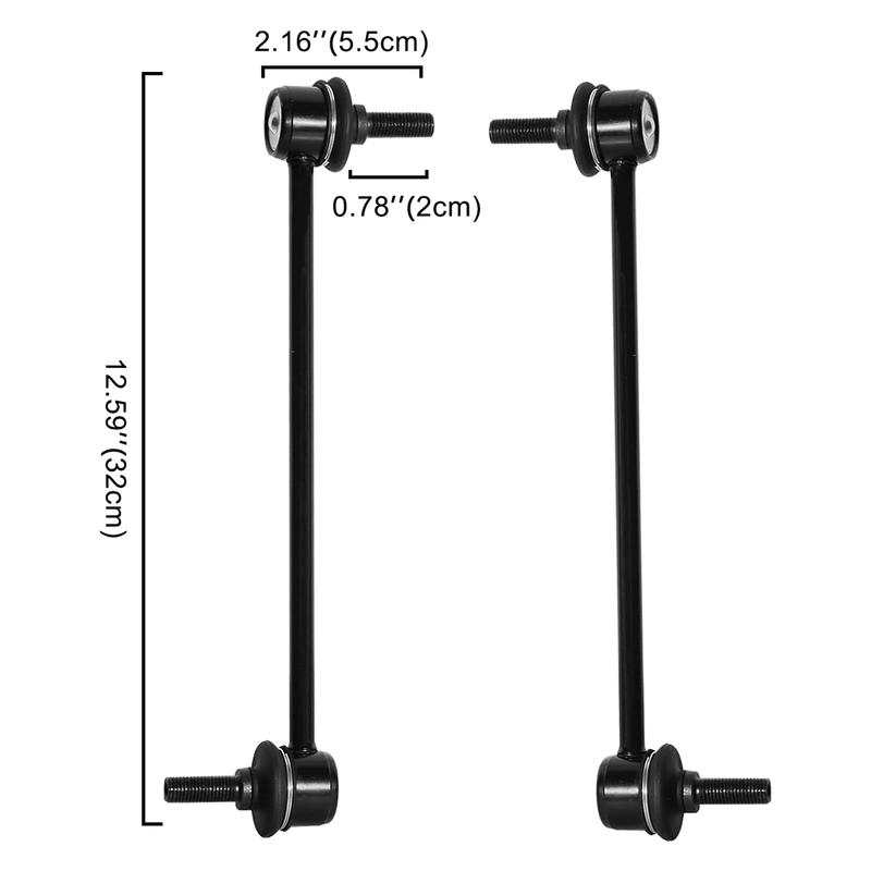 2PCS K80296 Front Stabilizer Sway Bar End Link for Ford ESCAPE Mitsubishi Mazda CX-5 CX-9 TRIBUTE Toyota RAV4 All Models
