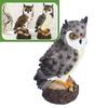 Owl Resin Ornaments Fine Workmanship Lovely Image Widely Used Home Decoration for Courtyards Porches