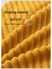 Corduroy Headboard Cushion: Soft Upholstered Lumbar Support & Neck Protection Pillow for Reading in Bed or Dorm