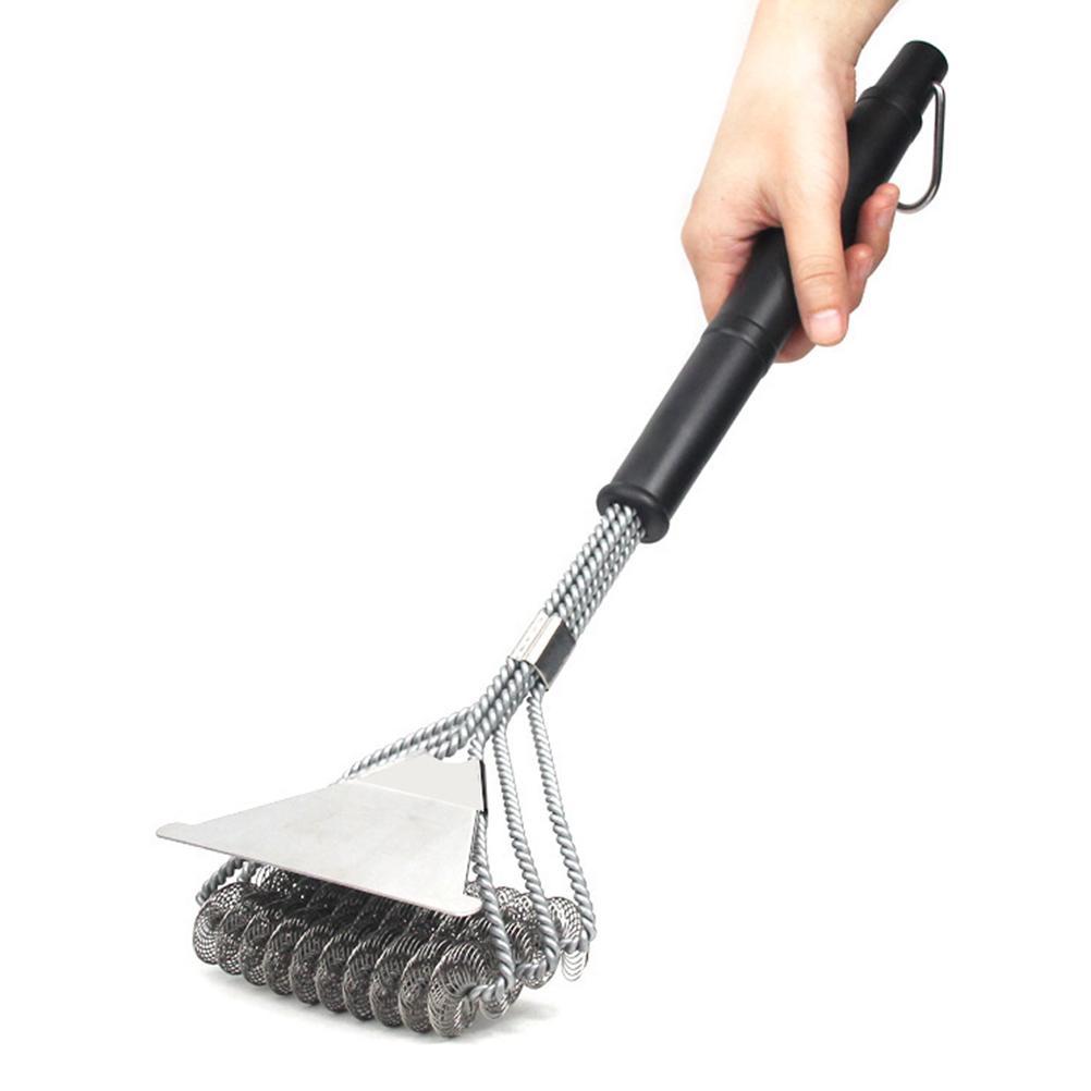 Stainless Steel Grill Brush and Scraper Bristle Free Barbecue Brush for Gas Charcoal Infrared Porcelain Steel Grill