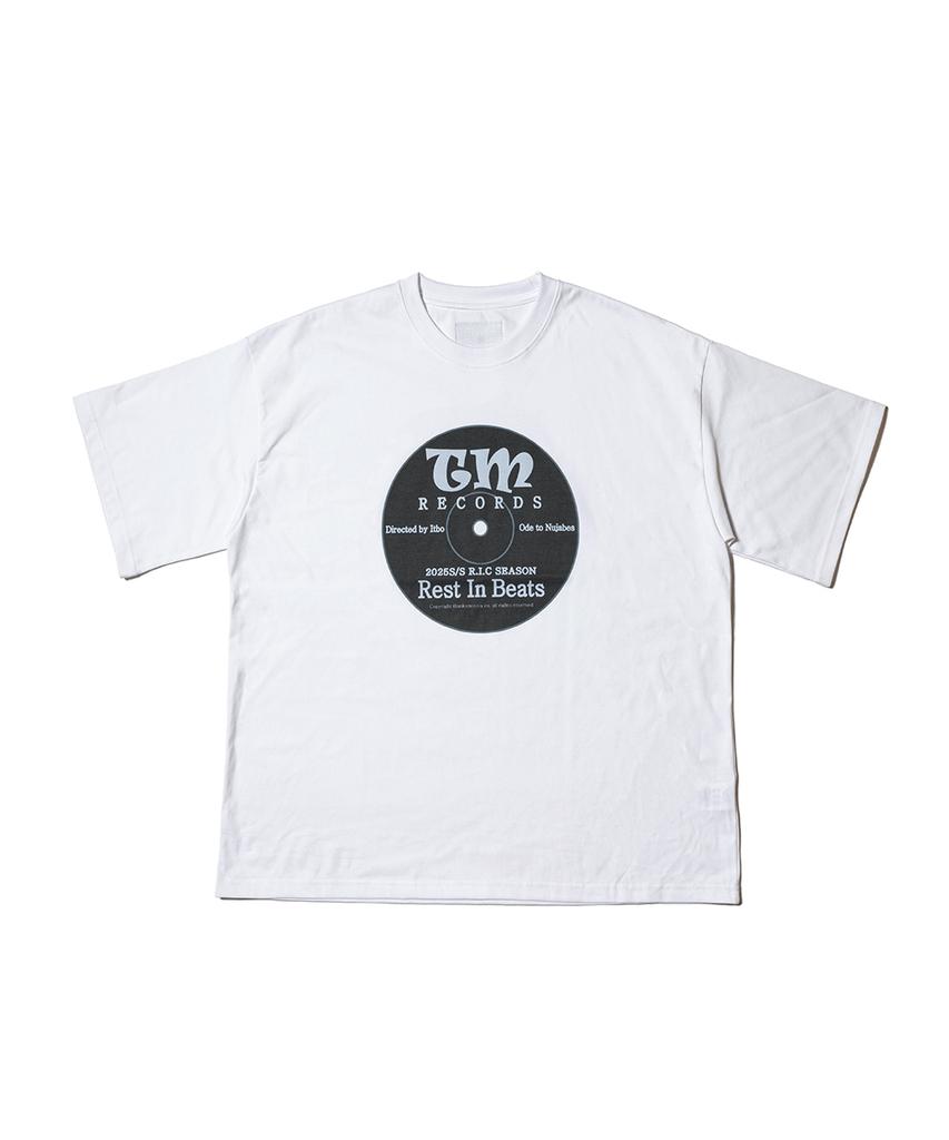 THANKS MESSIA Rib Cd Tshirt-White