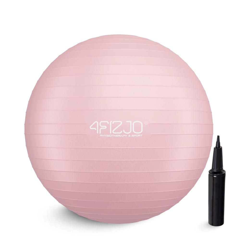Ballon de Gymnastique Gonflable 65 cm - Rose