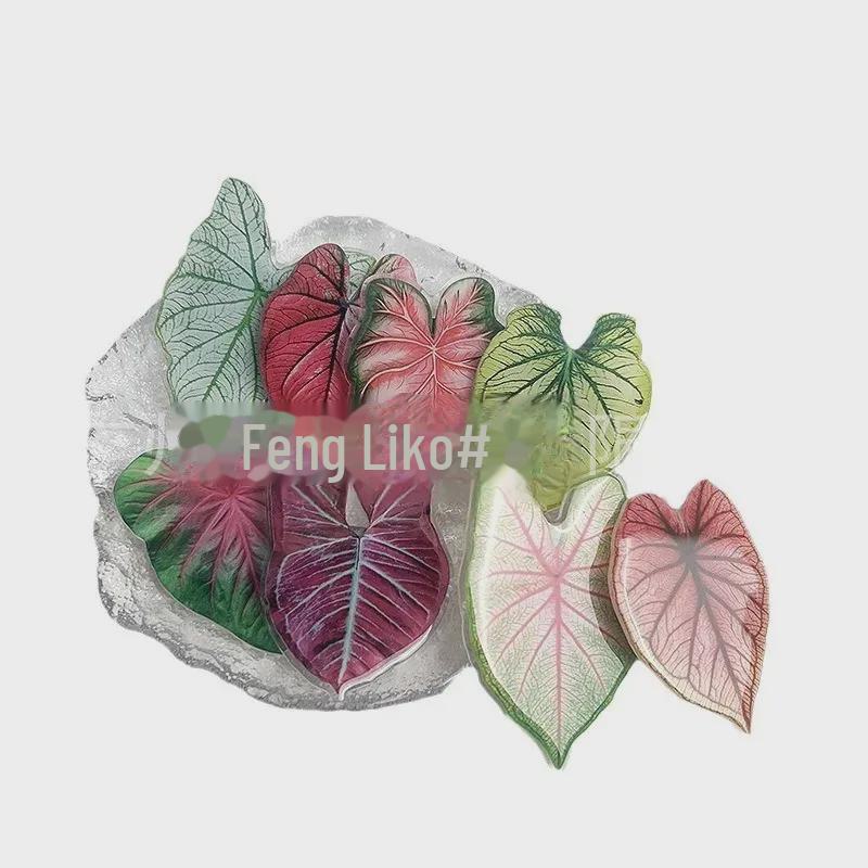 Tropical Leaf Acrylic Refrigerator Magnet - Creative Home Décor