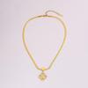 Stylish Four-Leaf Clover Necklace for Women - Durable Titanium Steel with High-End Chain, Non-Fading Design