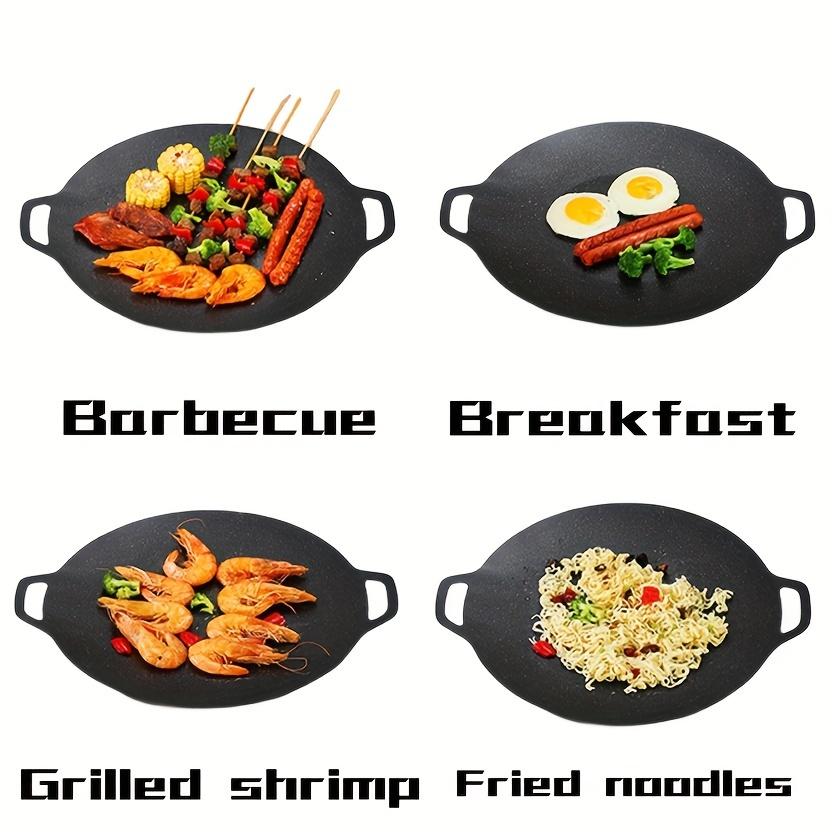 Grill Pan Barbecue Pan Pork Belly Non-stick Cooker Maifan Stone Induction Cooker Gas Barbecue Tray Roast Plate