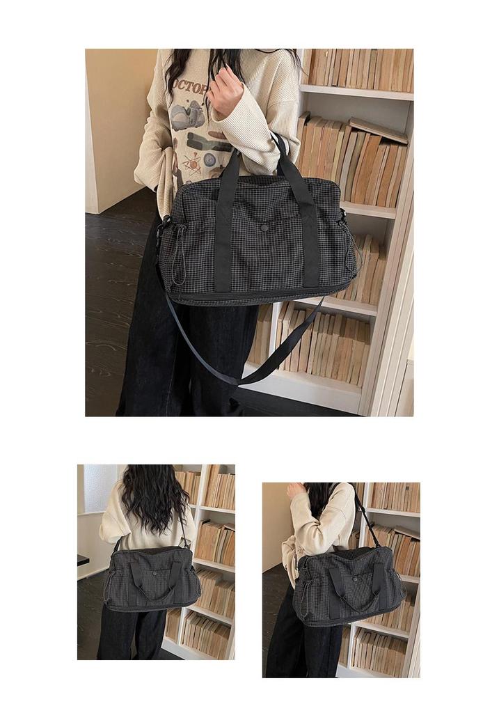 Large Capacity Unisex Travel Bag - Dry/Wet Separation, Suitable for Business and Gym.