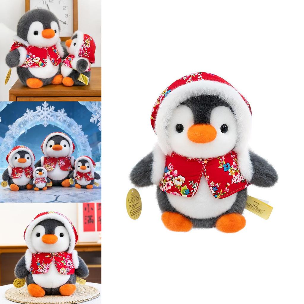 Penguin Plush Toy Collectors Edition Soft Stuffed Animal For Winter Holiday Gifts