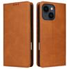 For iPhone 14/13 Case RFID Blocking PU Leather Phone Wallet Cover