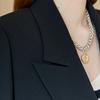 Maxza Peaked Lapel Handkerchief Double Breasted Jacket Cd05qj300on