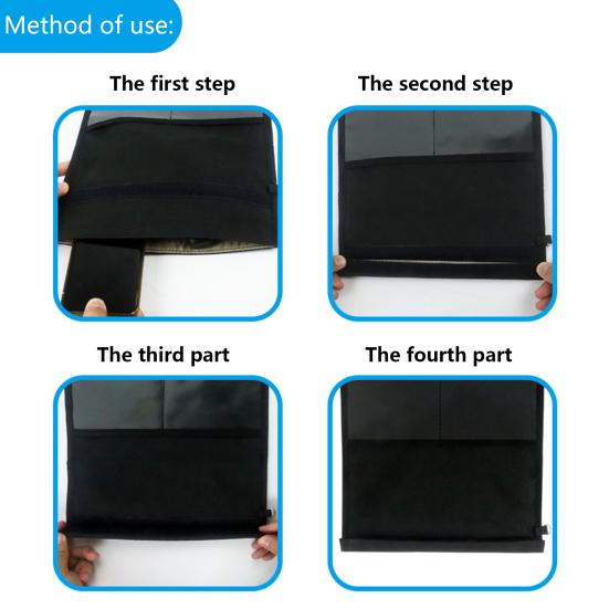 Signal Shielding Bag Oxford Cloth RFID Anti-hacking Anti-interference Signal Blocking Wallet Case