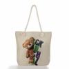 Bear Doll Print Thick Rope Single-shoulder Beach Bag 7256