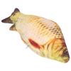 Funny Soft Pet Kitten Cat Mint Stuffed Simulation Playing Toy Fish Shape Plush Toys New 20CM