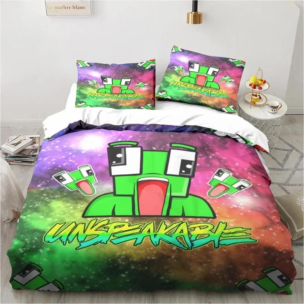 Cartoon Funny Play Unspeak.able Bedding Set Bedroom Soft Bedspreads for Bed Comefortable Duvet Cover Quilt and Pillowcase