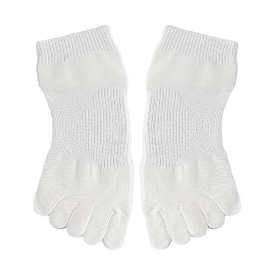 1 Pair Cotton Five Finger Short Socks Women Girl Breathable Sweat-Absorbent Split Toe Socks Casual Pilates Yoga Gym Fitness Sports Socks