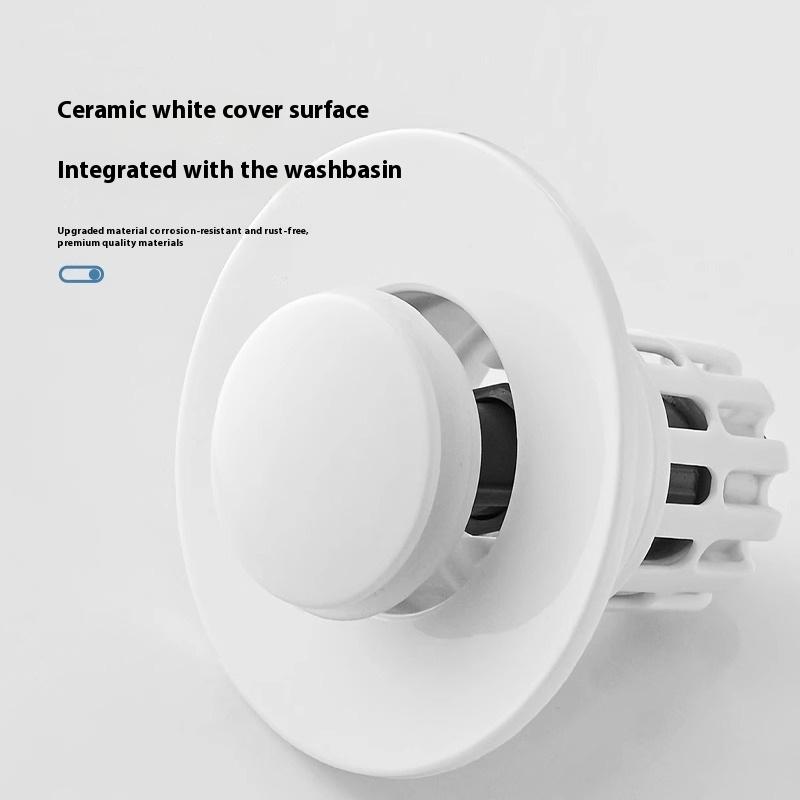 

1Pcs Washbasin Drainer Bouncing Core Filter Bathroom Sink Plug Drain Filter For Quickly Seal And Drain Water