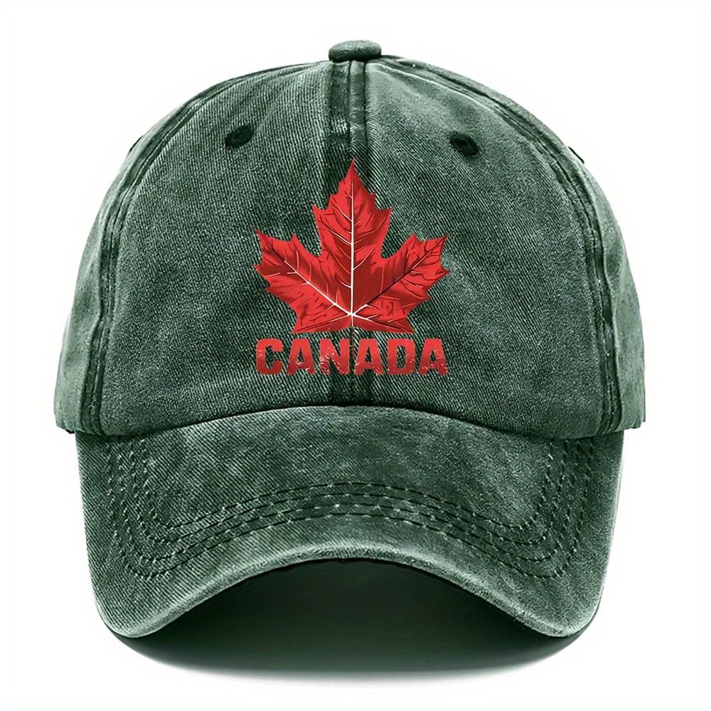 Pc Retro Canada Style Hat Outdoor Style Baseball Cap Four Seasons Style Dad Hat Classic Washed Fishing Hats Adjustable Styl