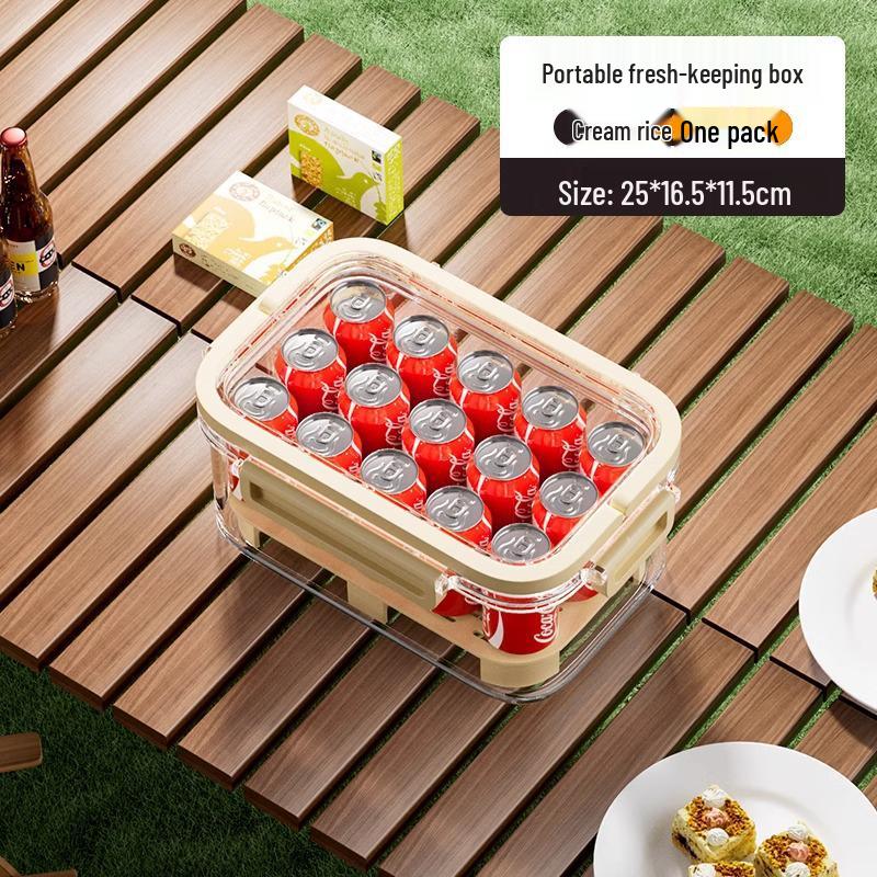 

Portable Fresh-Keeping Bento Box for Outdoor Picnic with Large Capacity and Fruit Seal