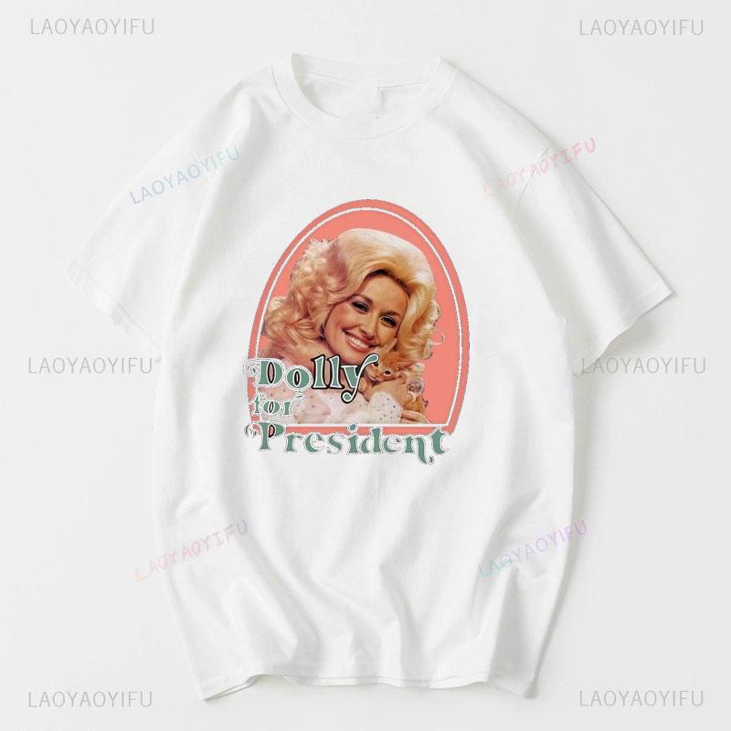 Dolly Parton Cheap Material Polyester Tshirt Women Summer Harajuku Coutry Music Legend Novelty Trend Hot Sale Popular Clothes