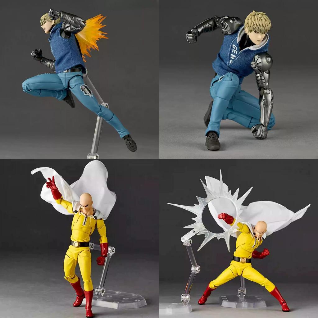 One Punch Man Saitama Genos Akční figurka PVC 16 cm Sběratelská hračka Pro fanoušky