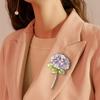 Beautifully Crafted Hydrangea Brooch Wedding Outfit Accessory To Elevate Your Look At Business and Social Event