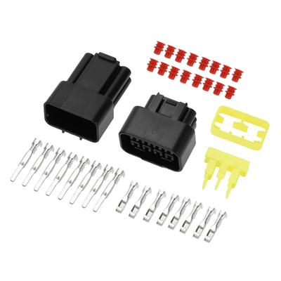 INFINAUTO 8 Pin Car Wire Connector Plug Housing Kit 2.3-mm Series Female Male Wire