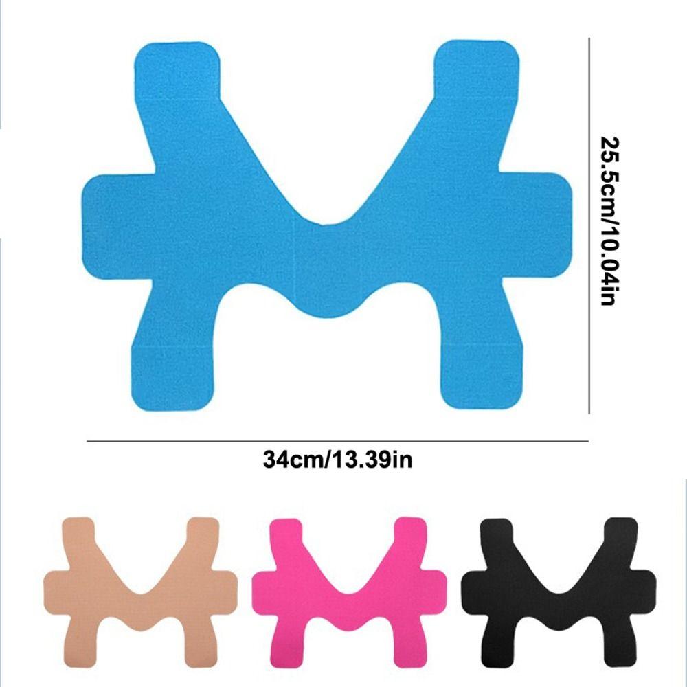 5pcs Pre-Cut Kinesiology Tape Elastic Waterproof Muscle Support Tape Breathable Self-Adhesive Athletic Tape Marathon