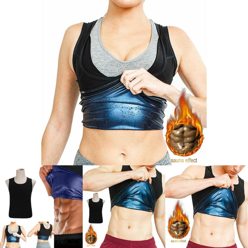 Ultra-lightweight Polymer Vest For Men And Women With Effective Sweat Slimming Design